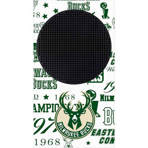NBA Milwaukee Bucks Historic Blast New Xbox Series S Console Skin